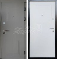 Металлическая дверь МДФ №209