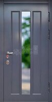 Металлическая дверь Стекло №289 RAL 7024